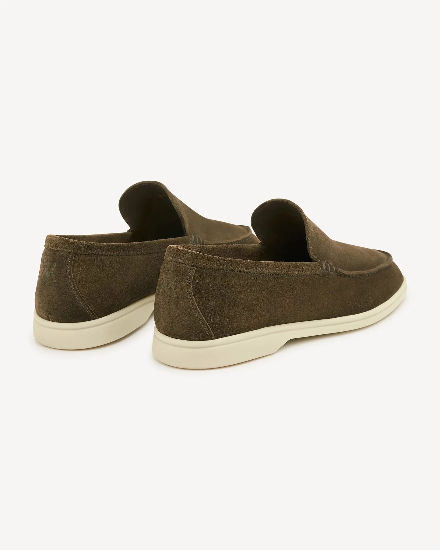 Brabion Unlined Capri Suede Loafer – Olive - BRABION