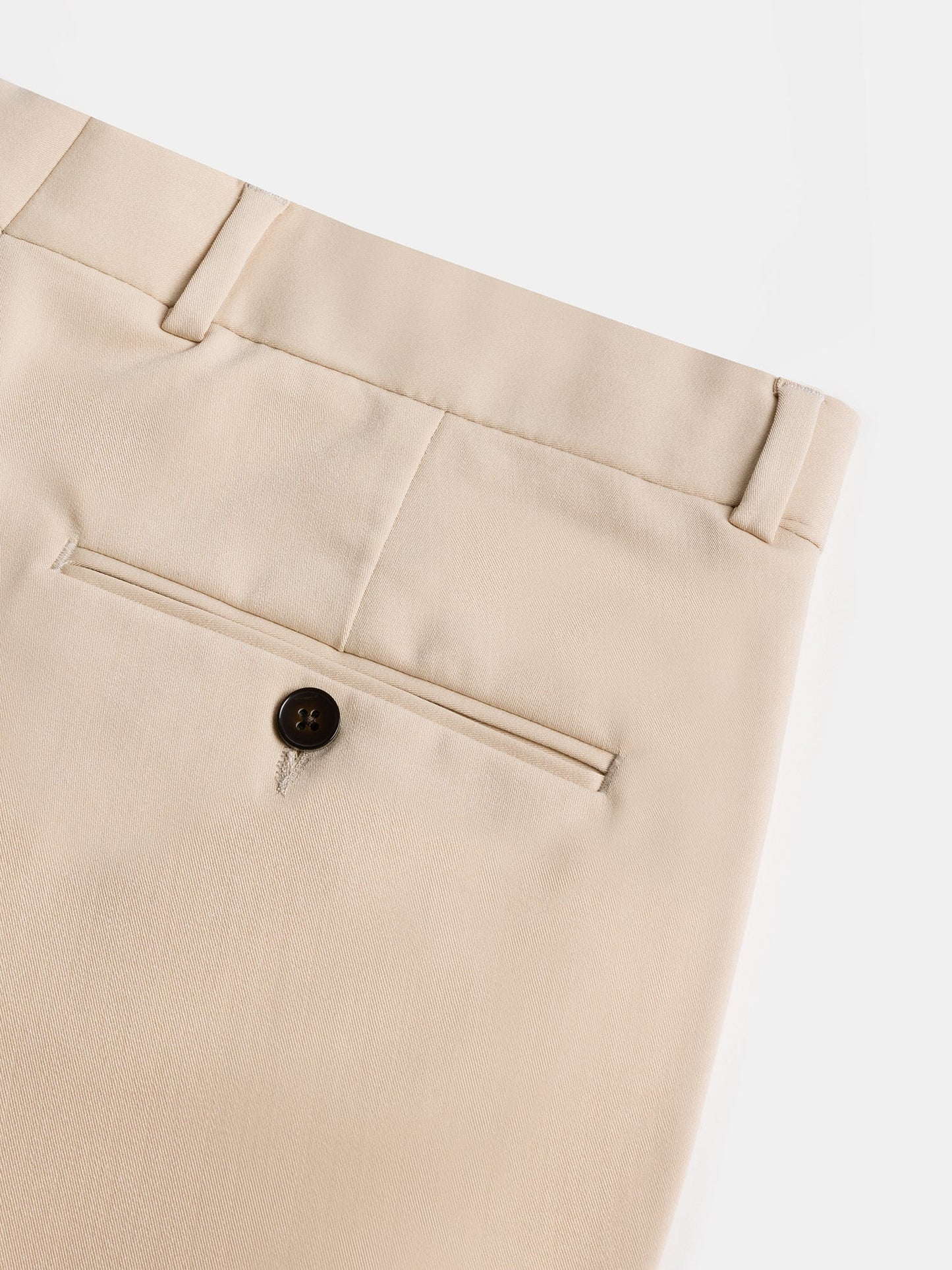 Donazi Beige High Waist Slim-Fit Pants VIOSSI