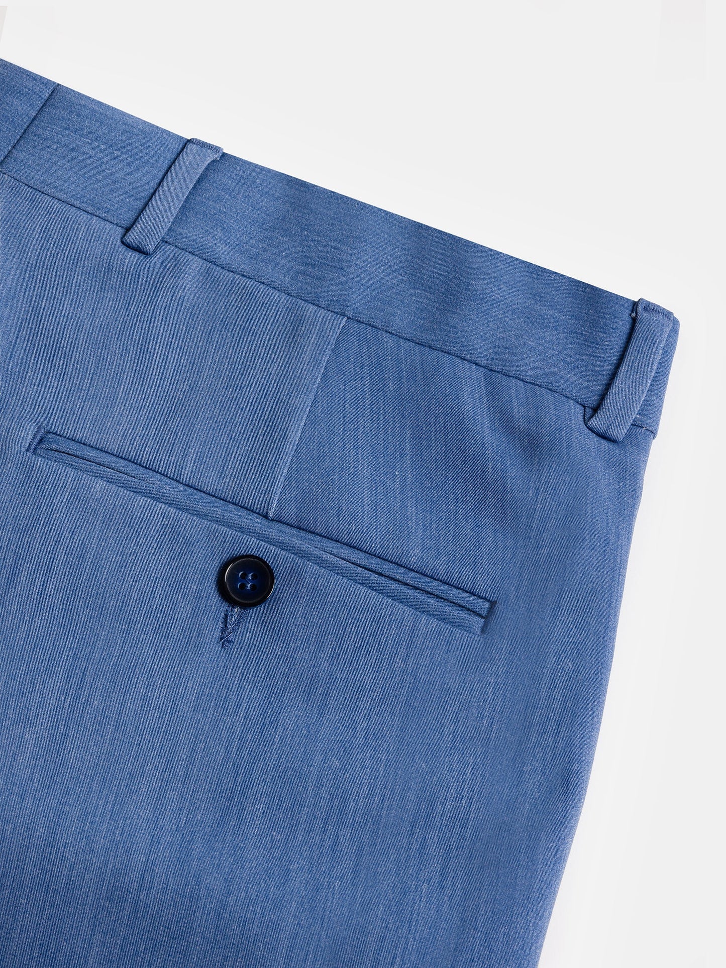 Donazi Blue High Waist Slim-Fit Pants VIOSSI