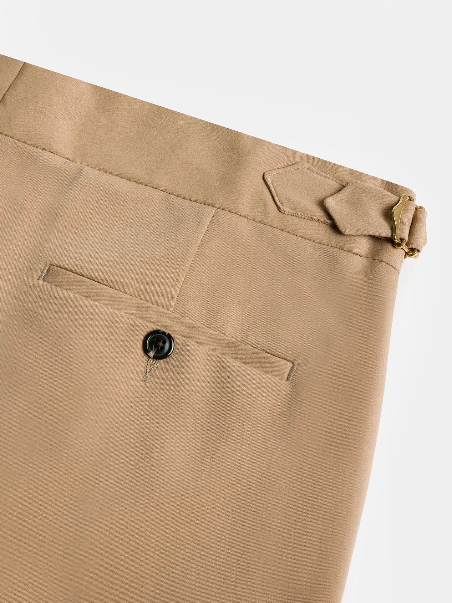 London Camel High Waist Slim-Fit Pants VIOSSI
