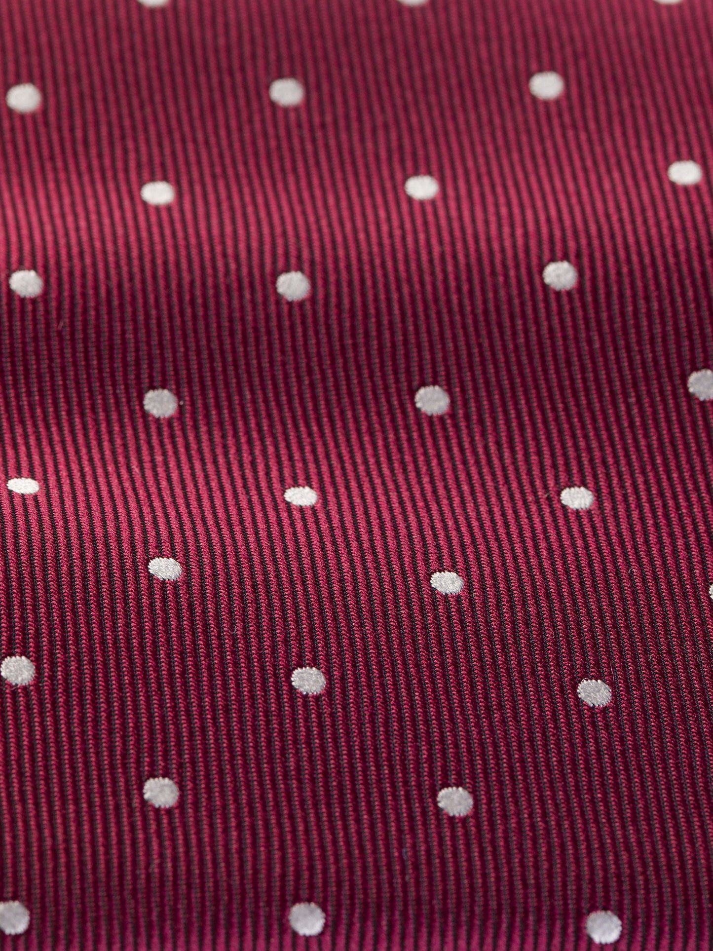 Bordeaux Polka-Dot Tie 9cm