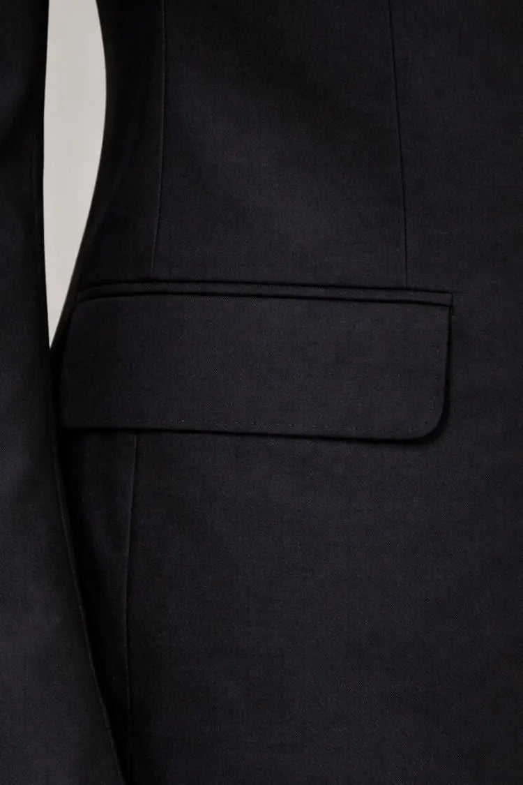 Black Slim-Fit Suit 3-Piece VIOSSI - CB