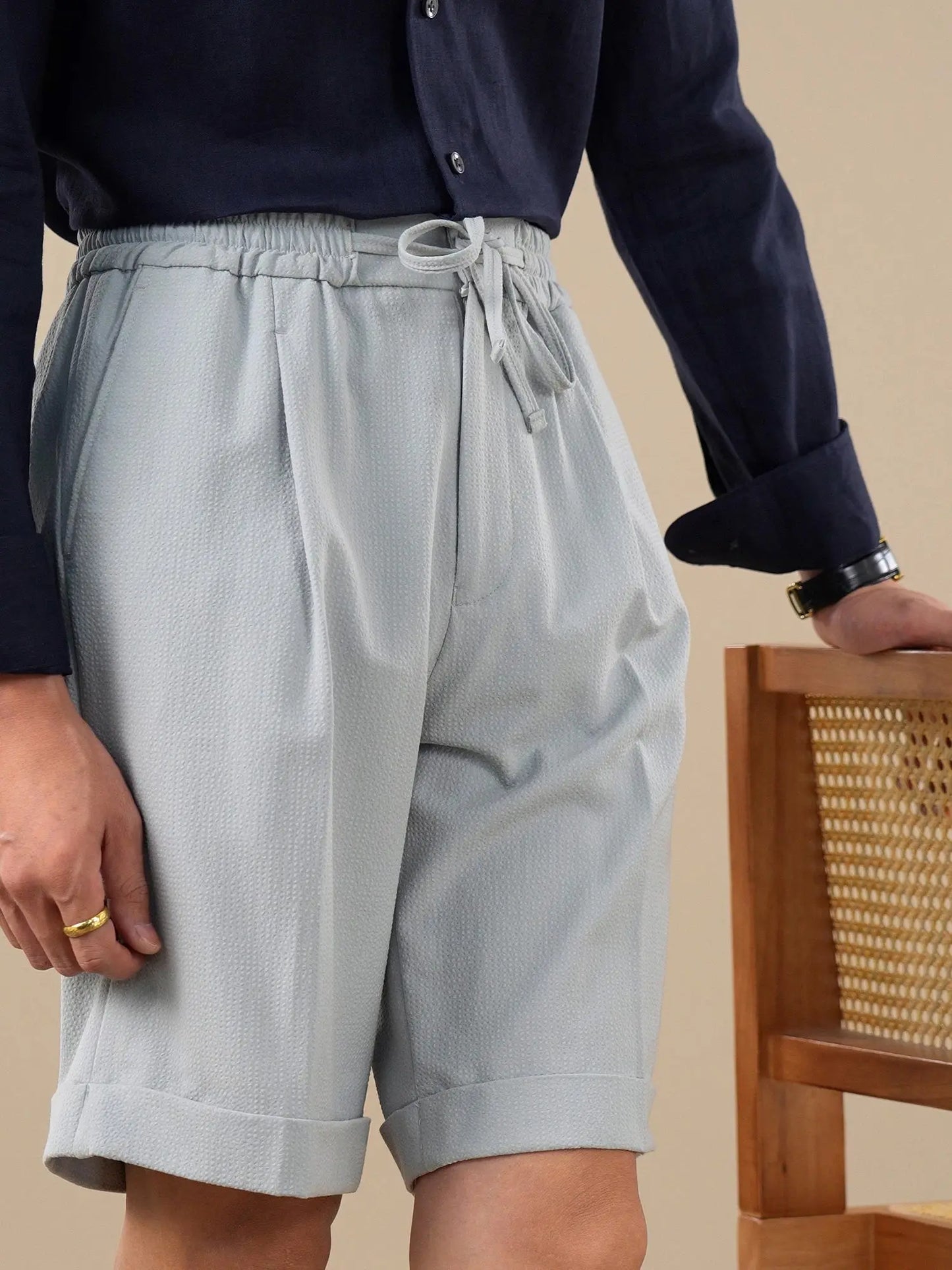 Men's Summer Lightweight Breathable Drawstring Shorts BRABION