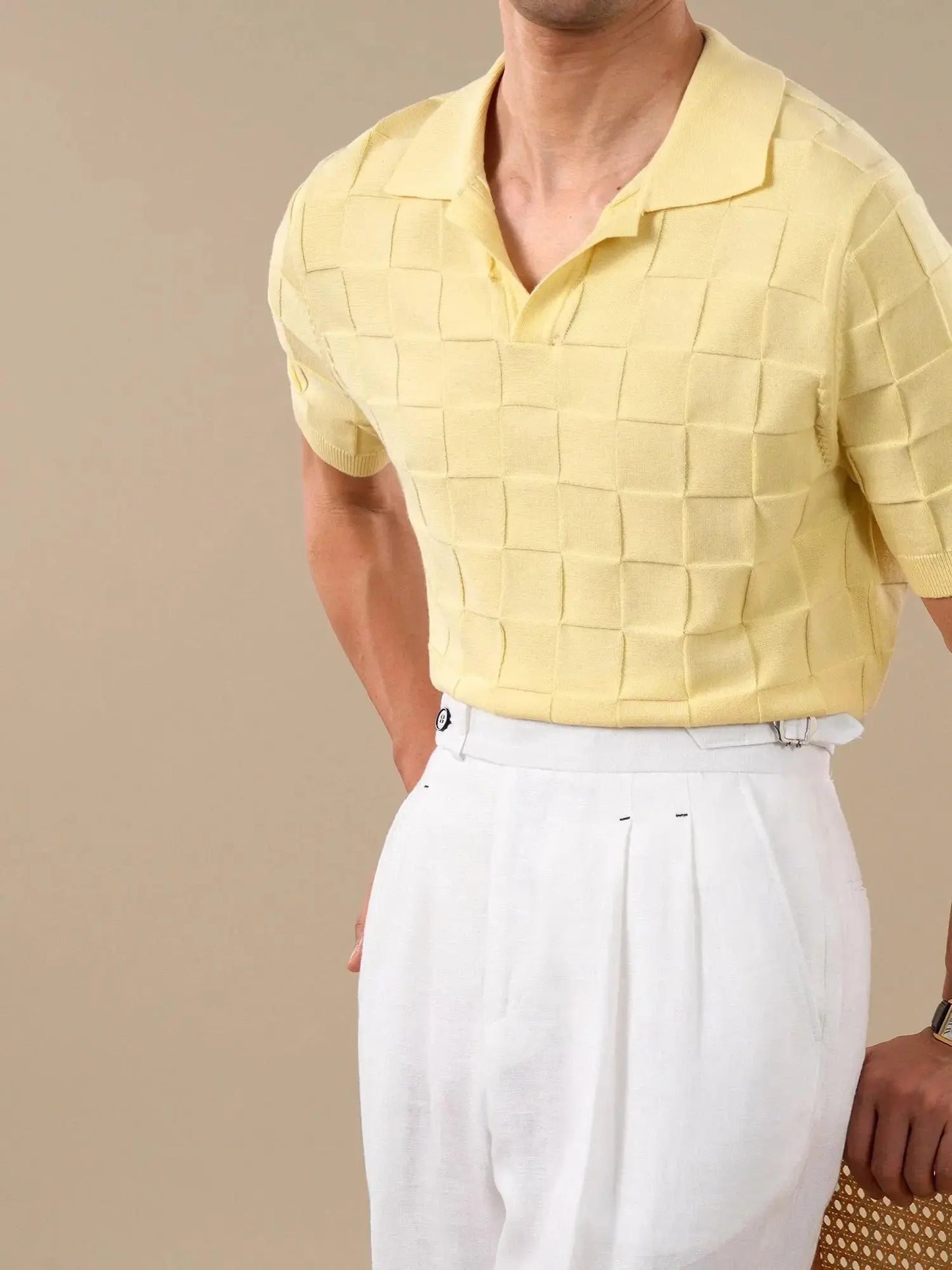 Men's Breathable Short Sleeve Polo Shirt BRABION