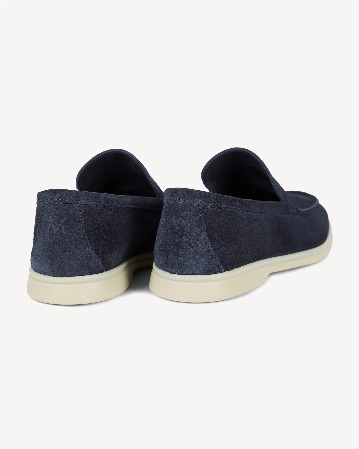 Brabion Unlined Capri Suede Loafer – Navy - BRABION