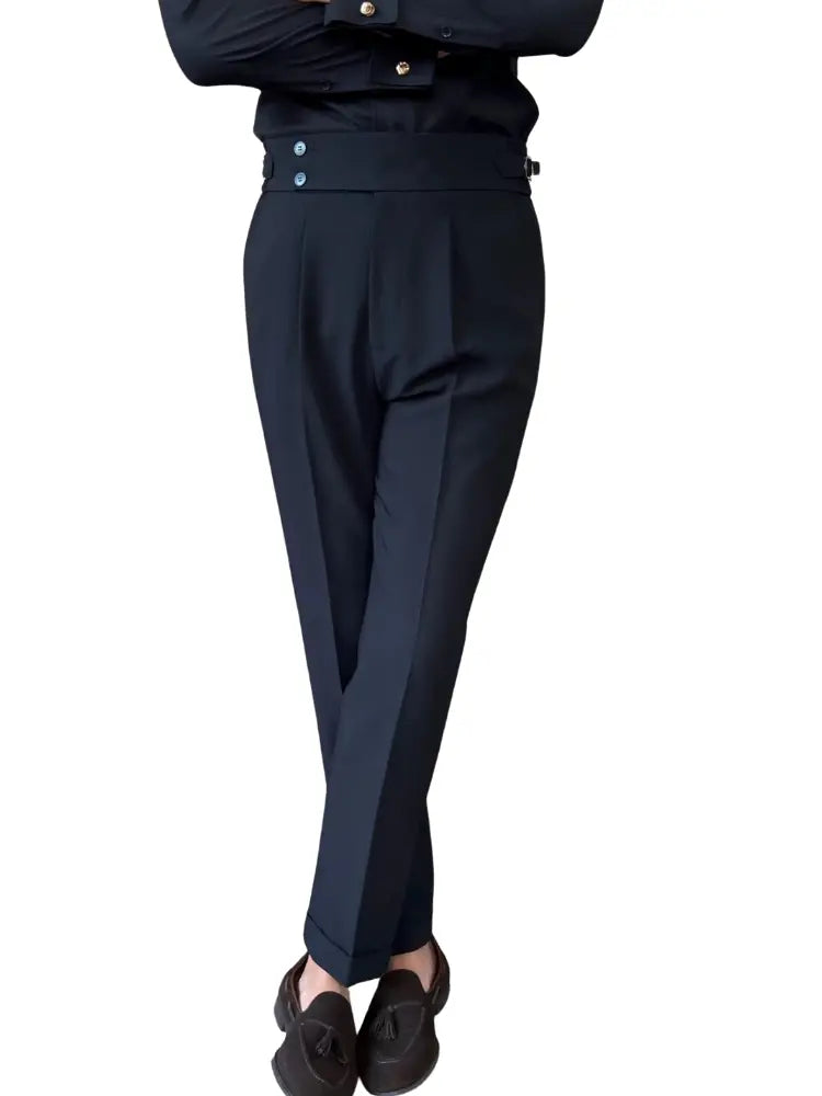 Sidetab Elastic Trousers - BRABION