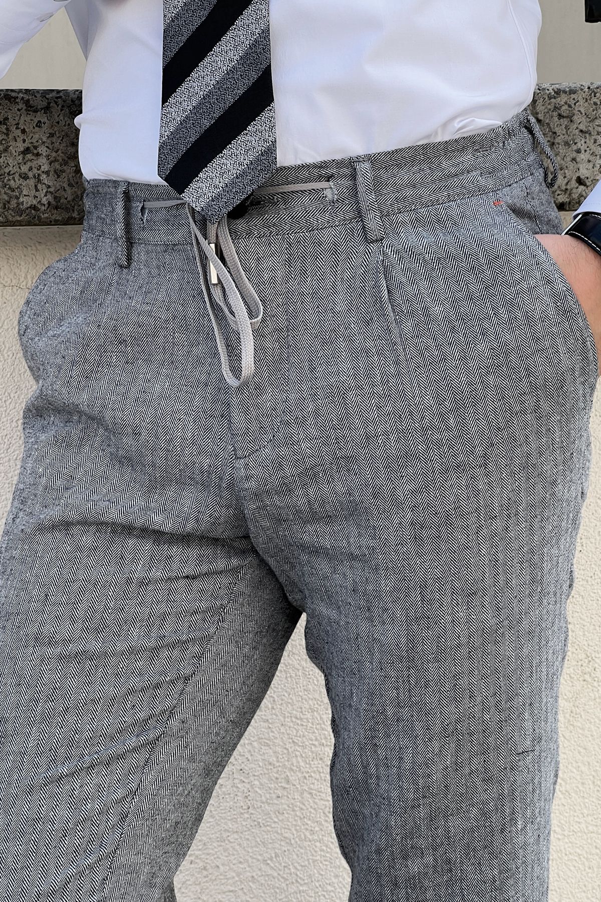 Daniel Gray Linen Pants - Slim Fit Excellence in Versatile Style
