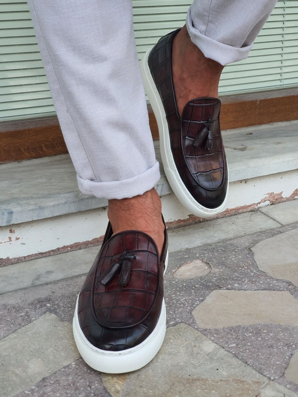 Monteri Brown Tassel Loafers - Sophisticated Leather Footwear