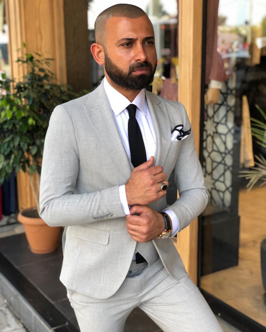 Davis Gray Slim-Fit Suit: Timeless Elegance for Every Occasion