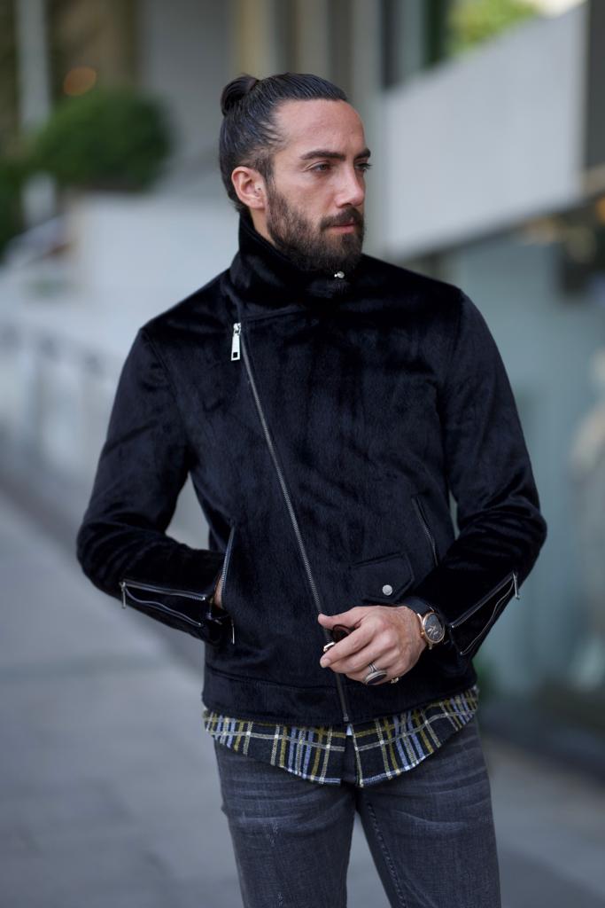 Empire Black Suede Bomber Jacket: The Ultimate Blend of Style and Comfort