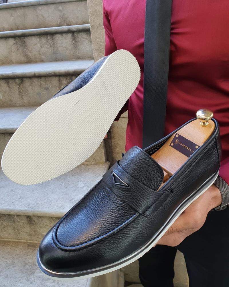 Bellingham Black Buckle Loafer - Classic Elegance and Comfort