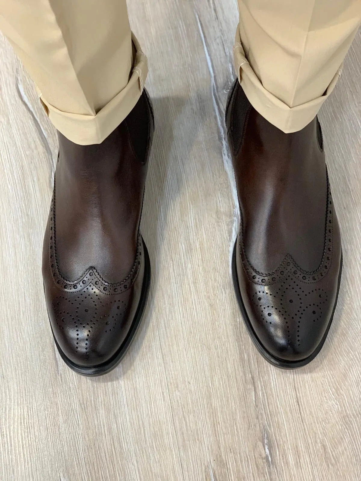 Napoli Leather Boots - Elegant Versatility for Every Occasion - BRABION