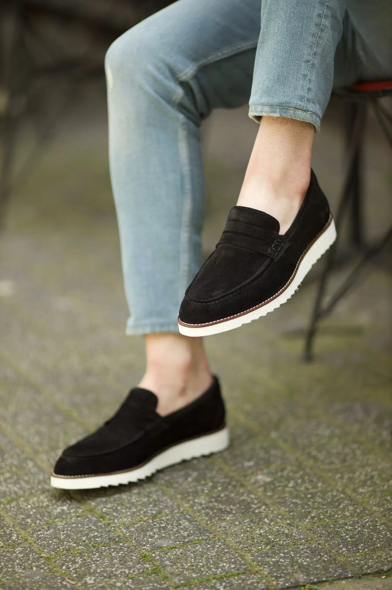 Dover Black Suede Leather Shoes - Sophisticated Style for Every Occasion - BRABION
