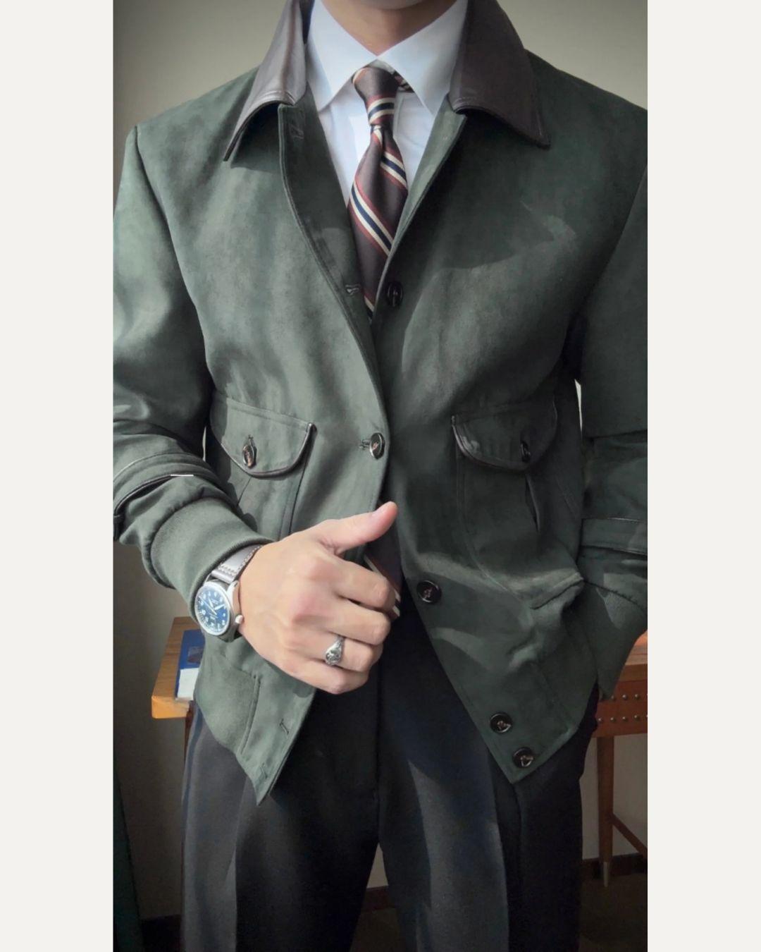 Men’s Slim Fit Retro Bomber Jacket