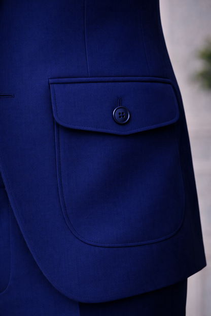 Navy Slim-Fit Suit 3-Piece VIOSSI