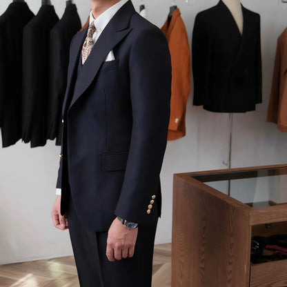 Men’s Jet Navy Milano Suit