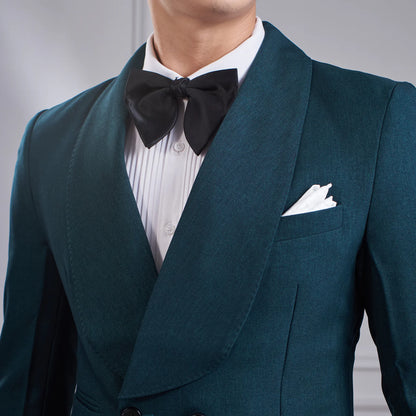 Men's Green Dinner Suit Jacket – Shawl Lapel