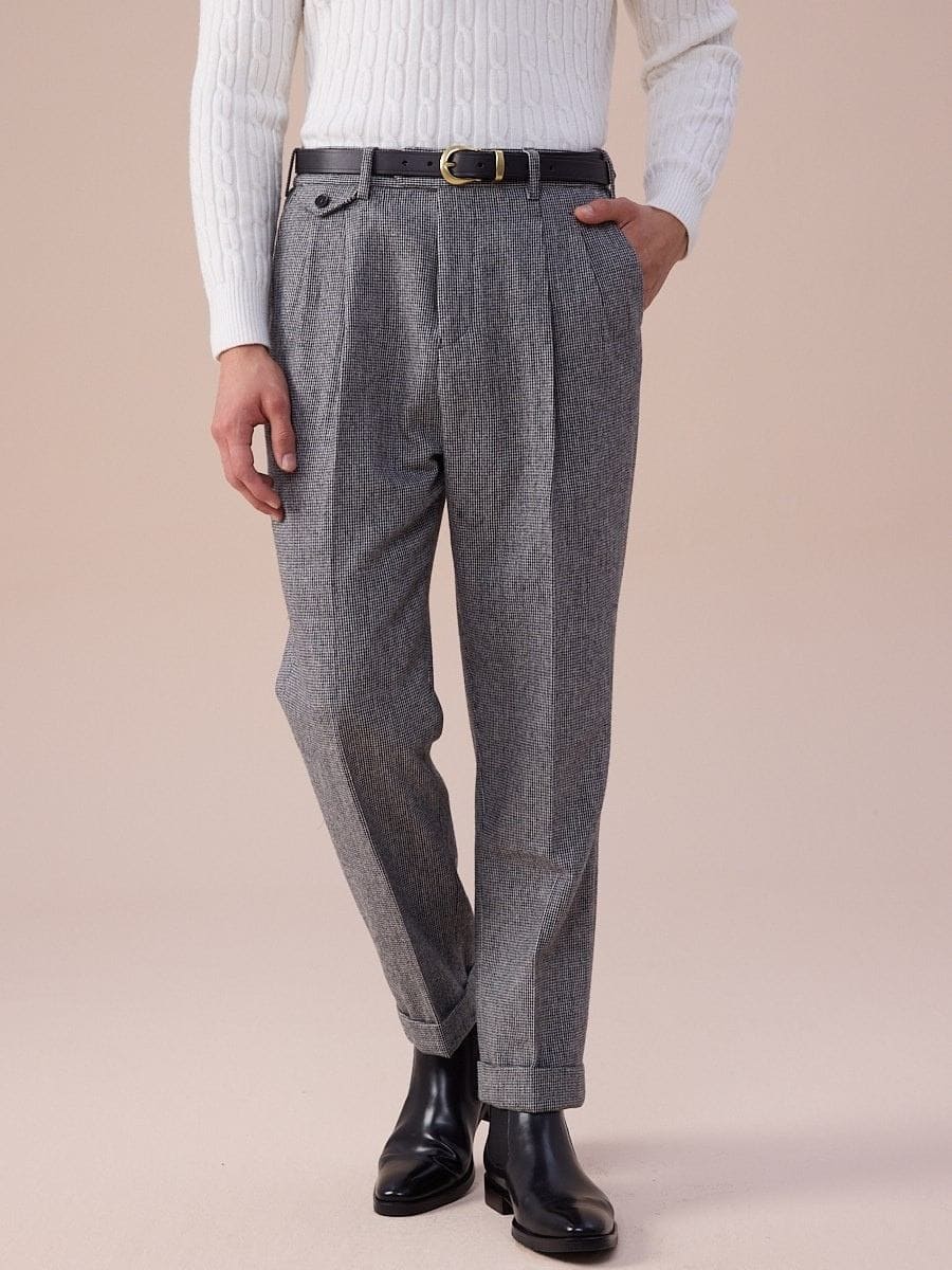 Piemonte High Waisted Wool Pants - BRABION