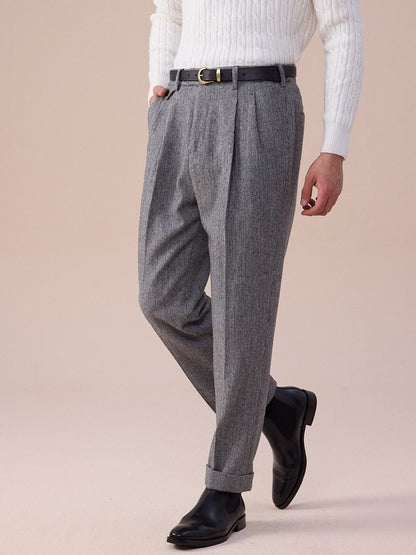 Piemonte High Waisted Wool Pants - BRABION