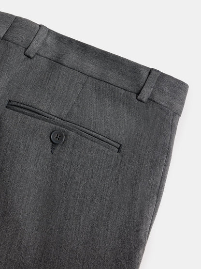 Donazi Grey High Waist Slim-Fit Pants VIOSSI