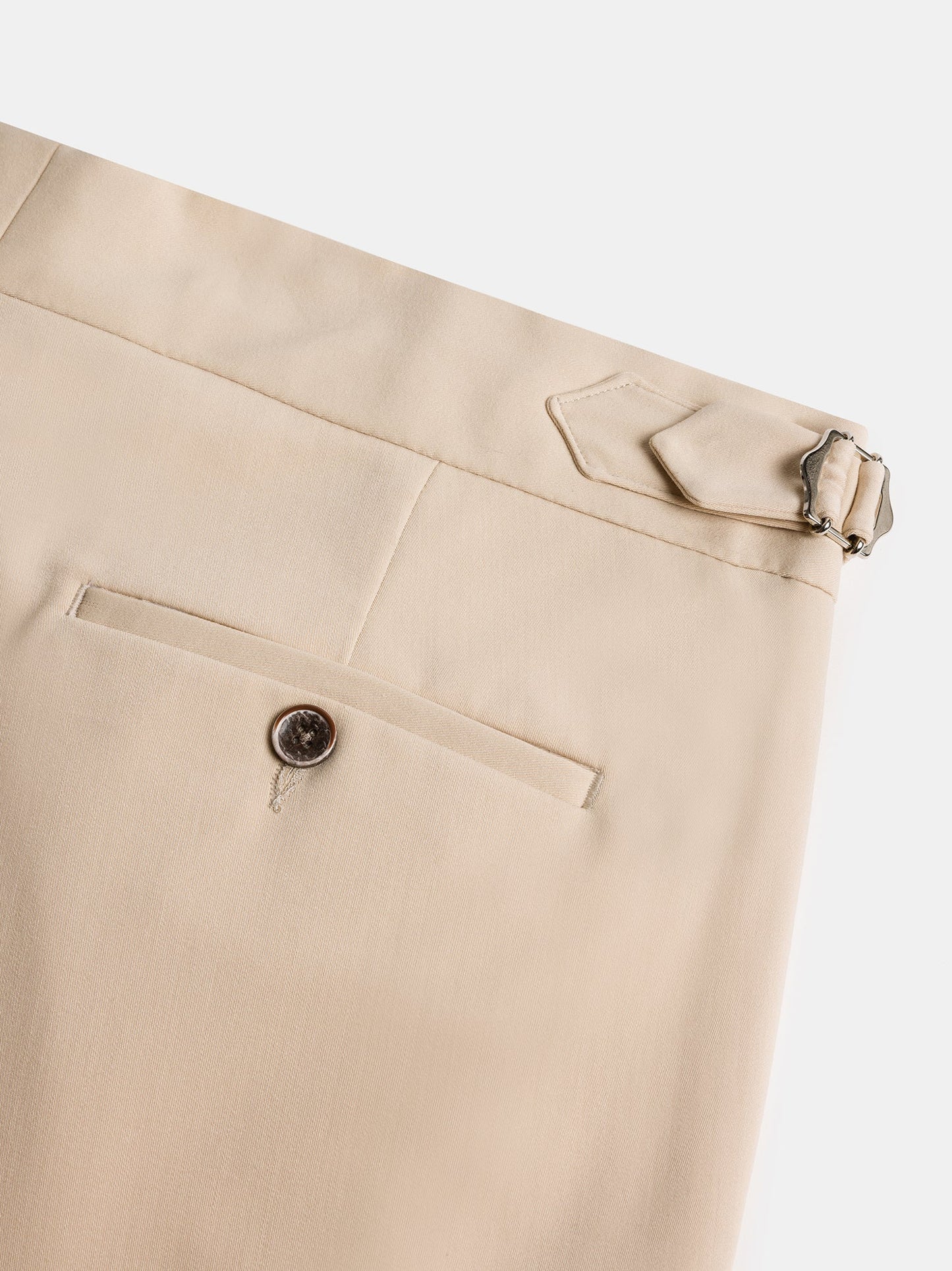 London Beige High Waist Slim-Fit Pants VIOSSI