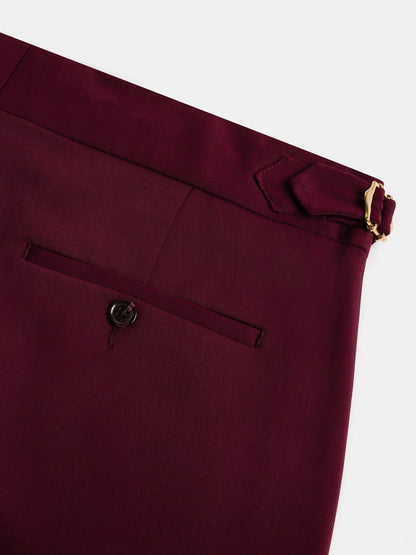 London Bordeaux High Waist Slim-Fit Pants VIOSSI