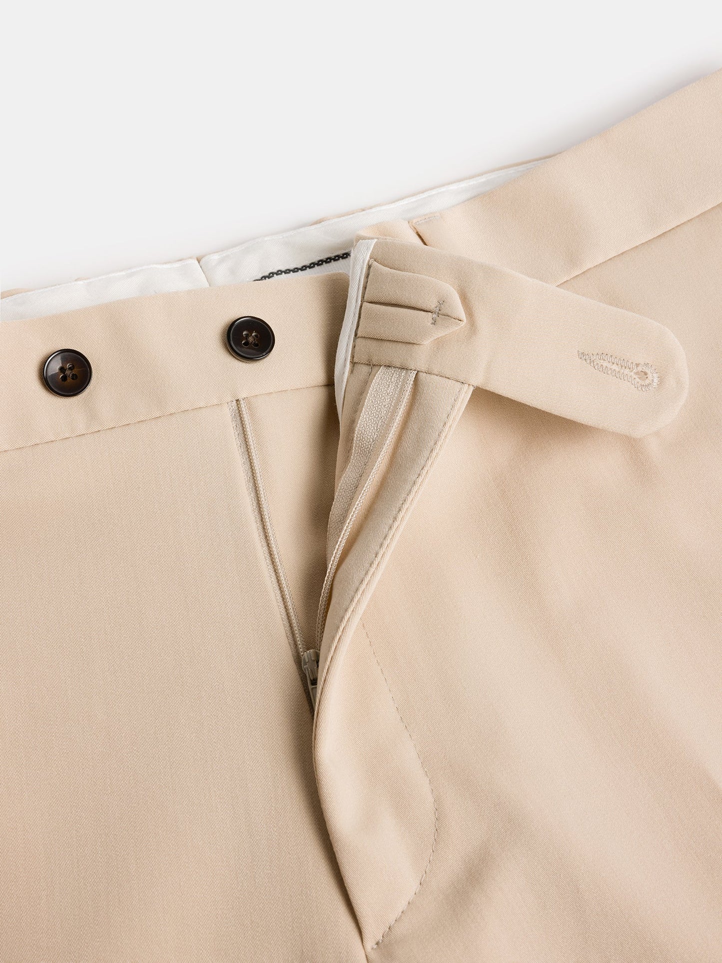 Donazi Beige High Waist Slim-Fit Pants VIOSSI
