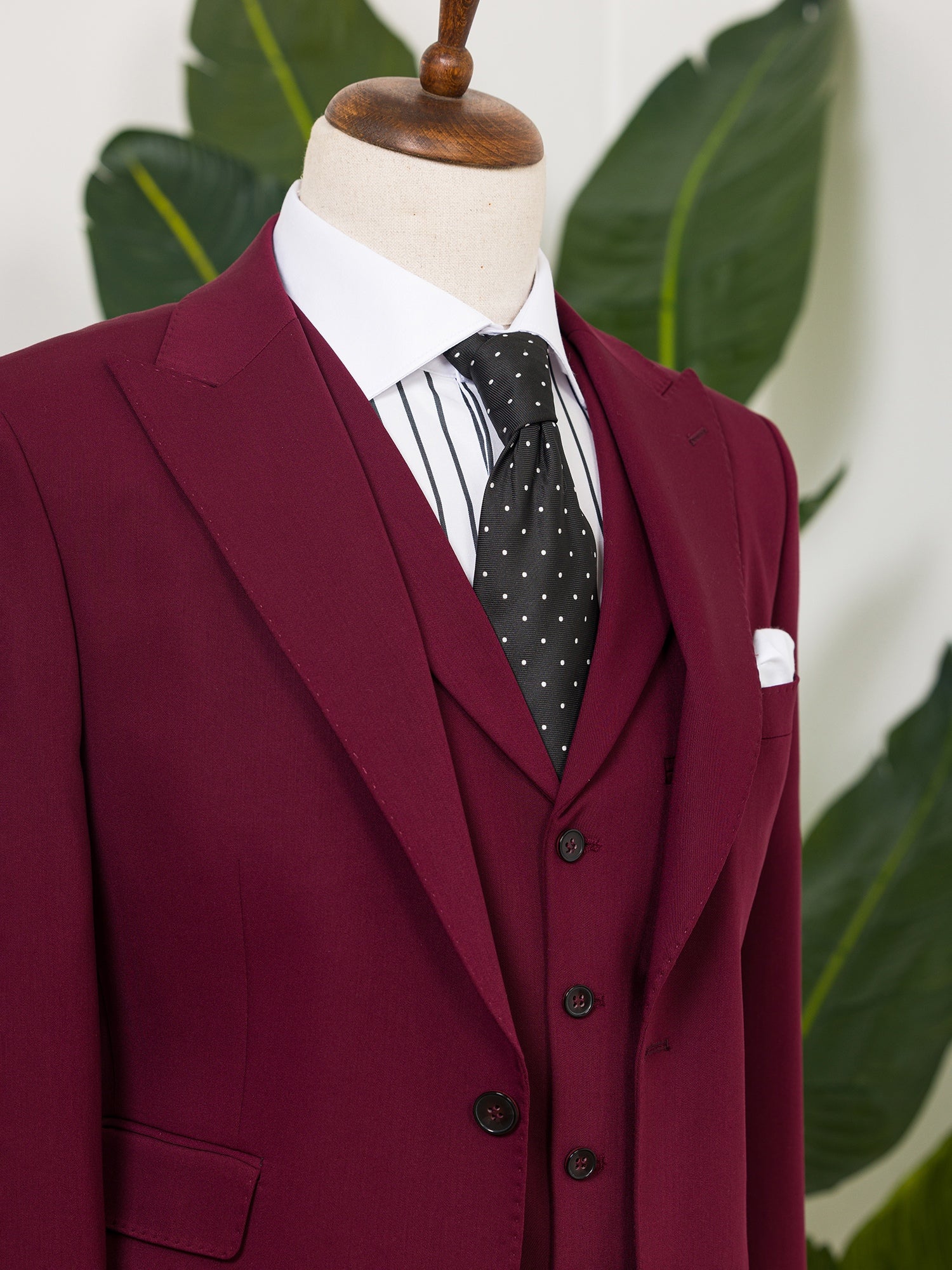 Bordeaux Slim-Fit Suit 3-Piece VIOSSI