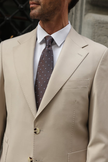 Beige Slim-Fit Suit 2-Piece VIOSSI - CB