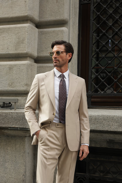 Beige Slim-Fit Suit 2-Piece VIOSSI - CB