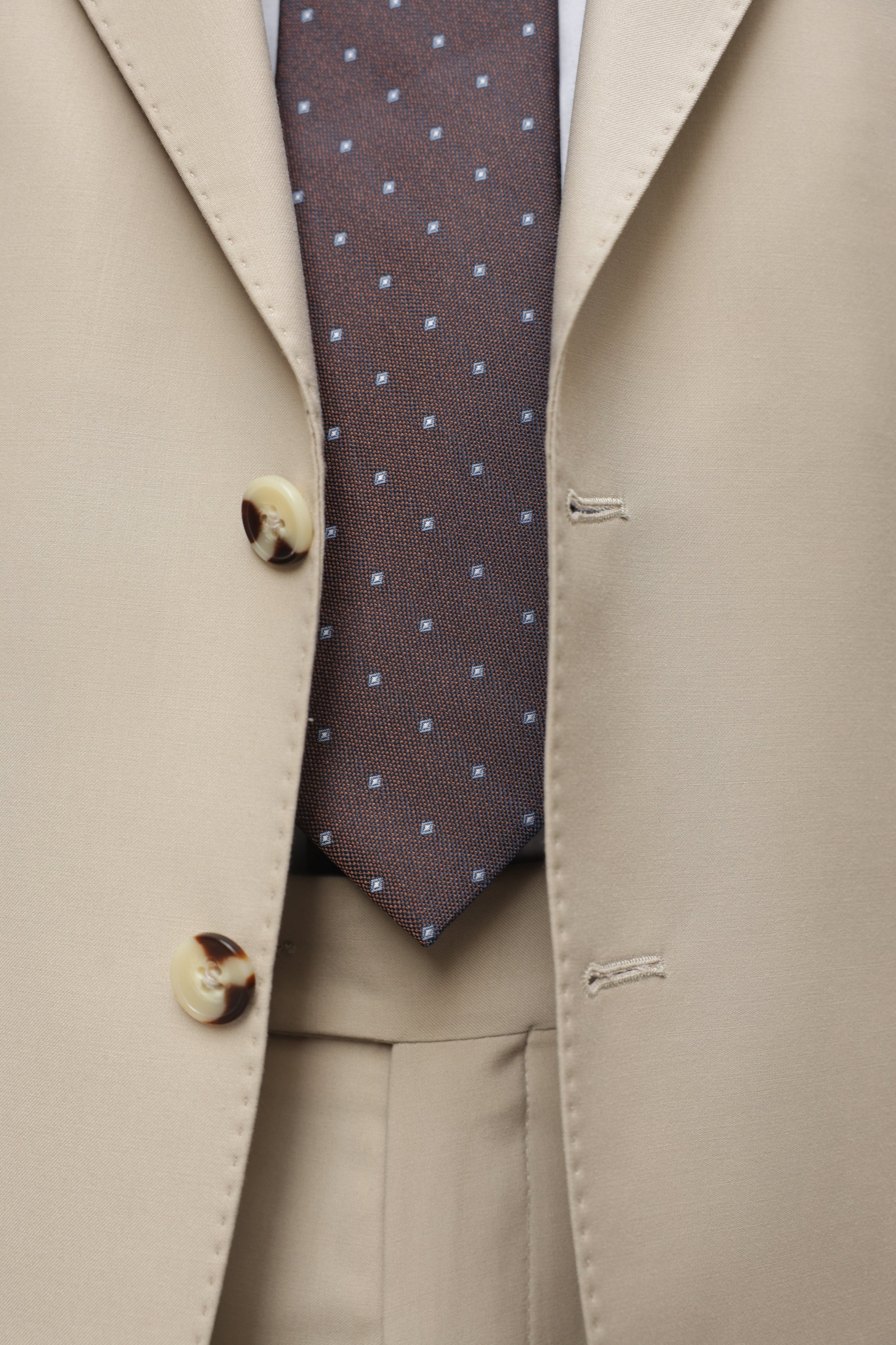 Beige Slim-Fit Suit 2-Piece VIOSSI - CB