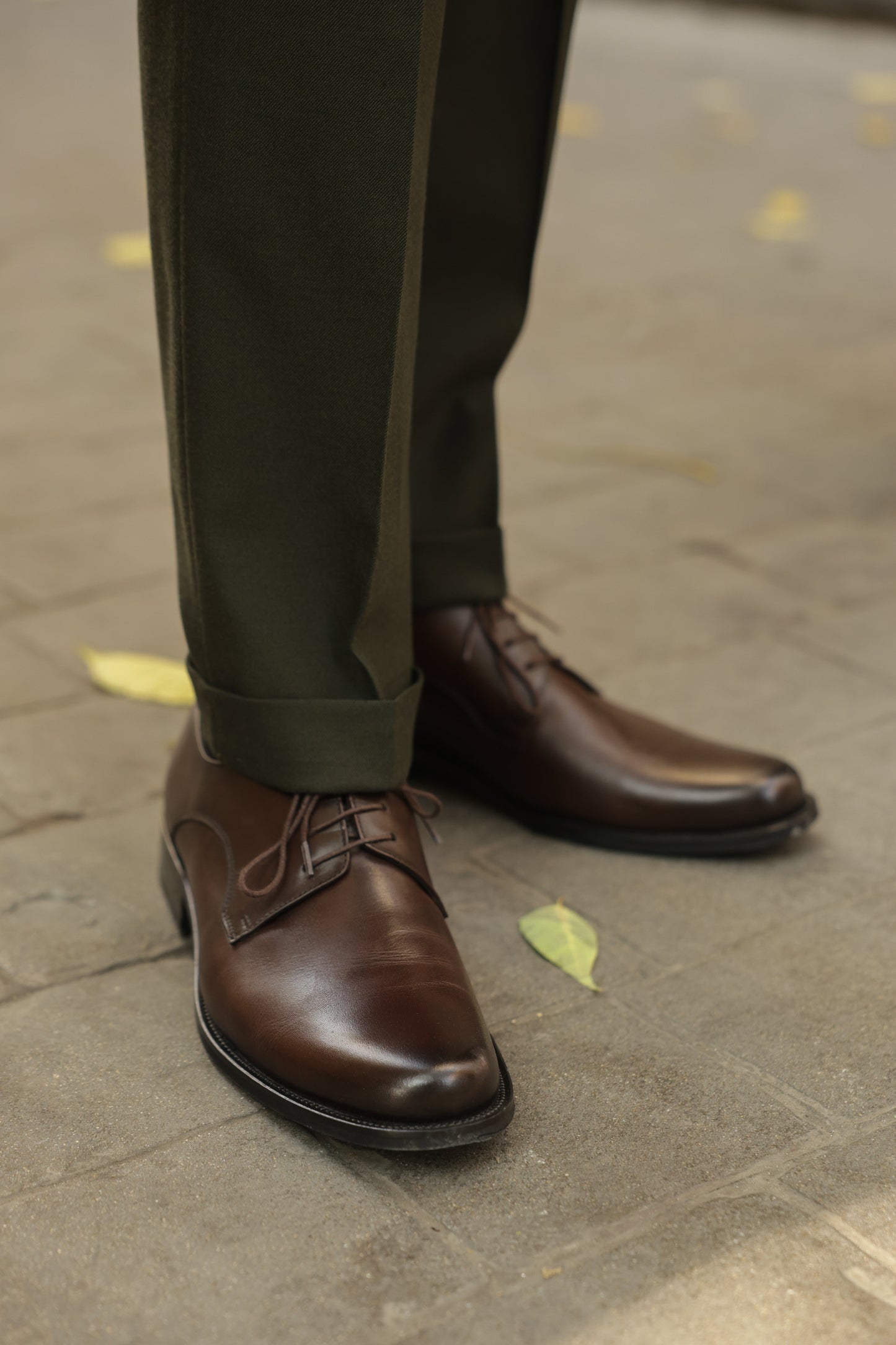 Khaki Double Breasted Suit 2-Piece VIOSSI - CB