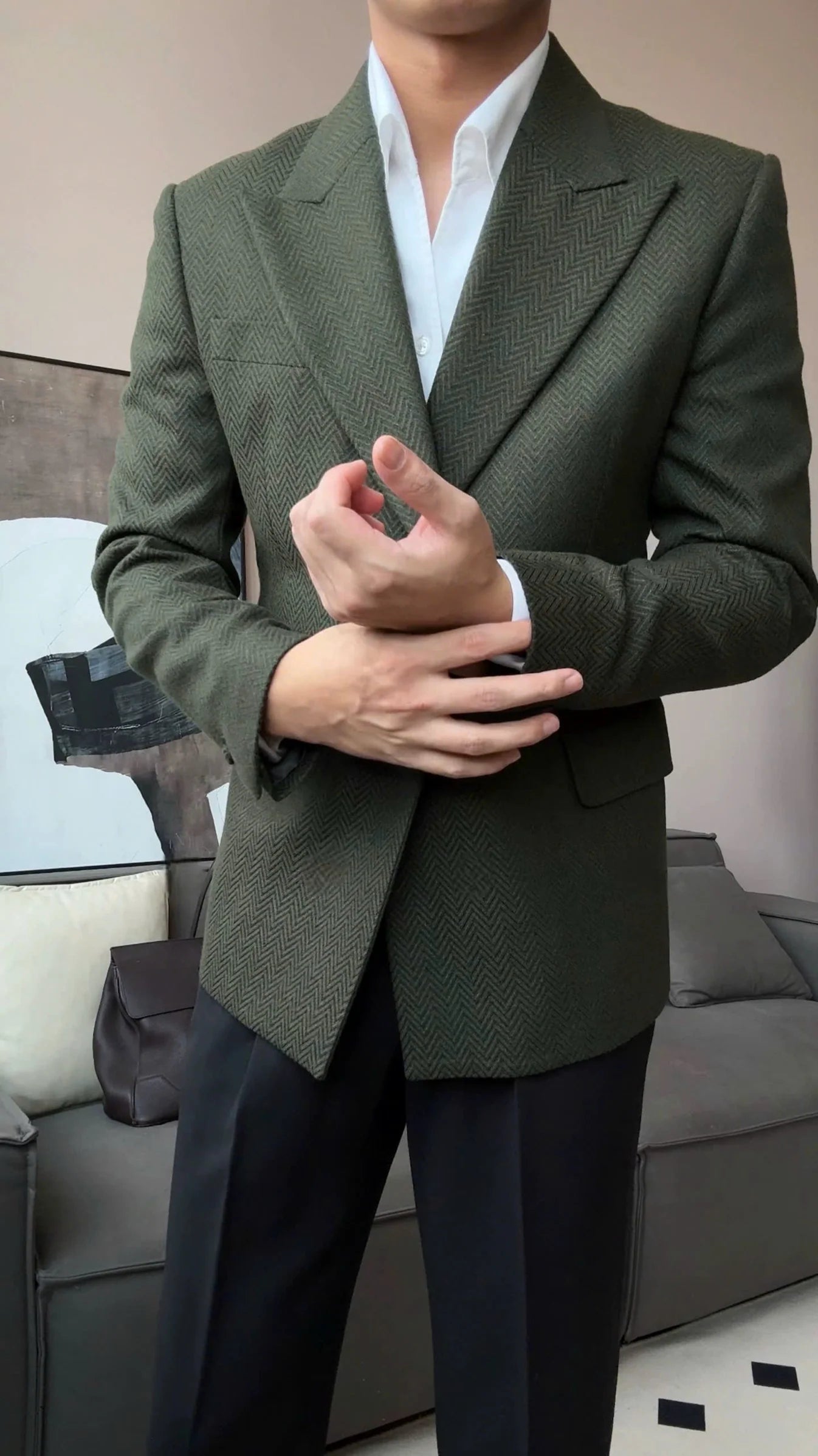 Men’s Cotswolds Herringbone Blazer