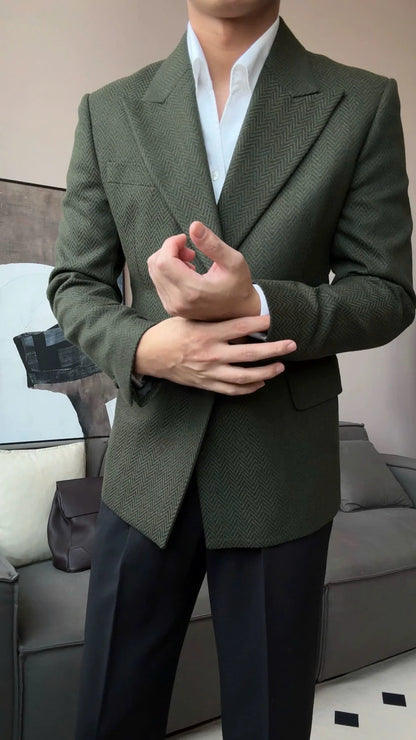 Men’s Cotswolds Herringbone Blazer