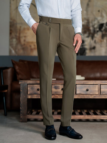 Khaki Double Breasted Suit 2-Piece VIOSSI