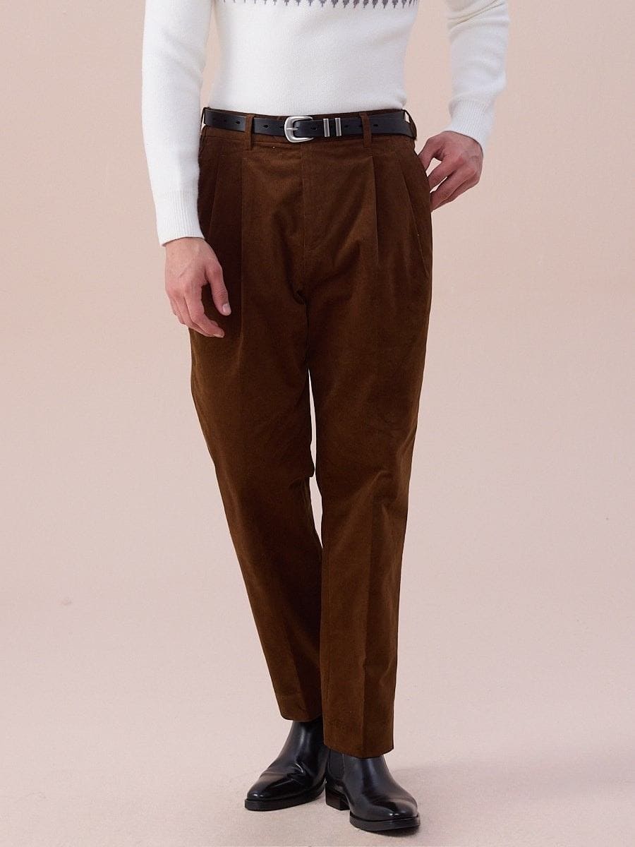 Luni High Waisted Corduroy Pants - BRABION