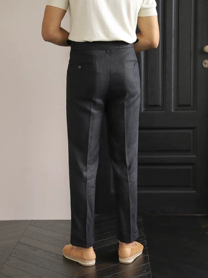 Sidetab Linen Trousers Season 2