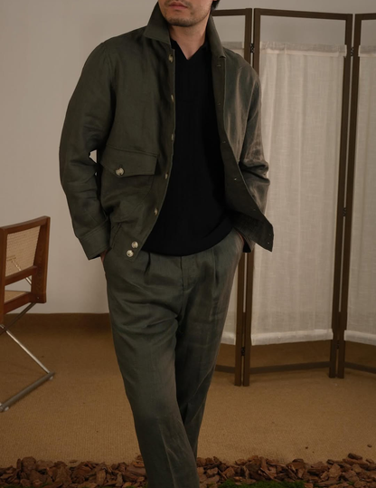 Men's Breathable Linen Italian Riviera Jacket
