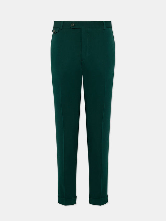 Donazi Green High Waist Slim-Fit Pants VIOSSI