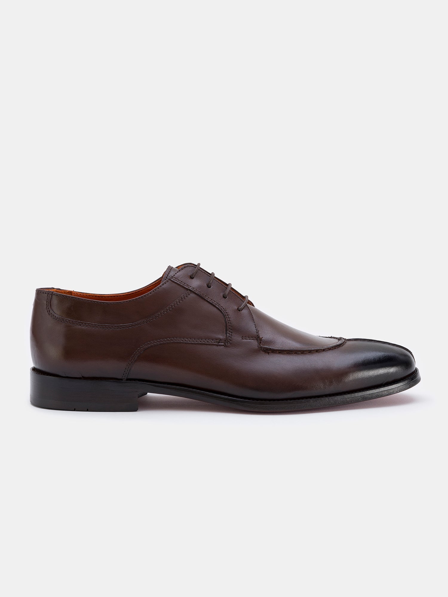Brown Leather Split Toe Derby VIOSSI