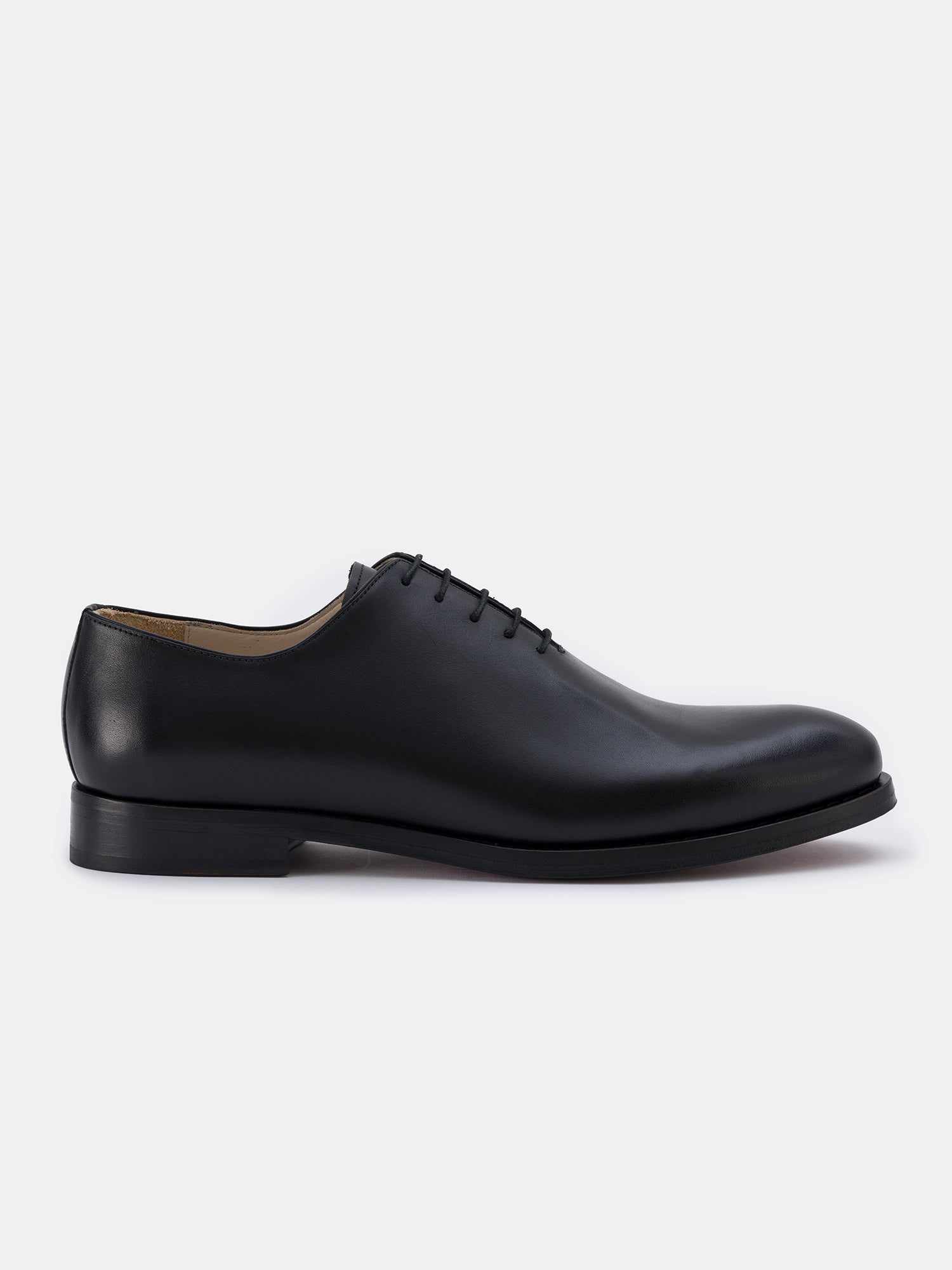 Black Burnished Leather Oxford VIOSSI