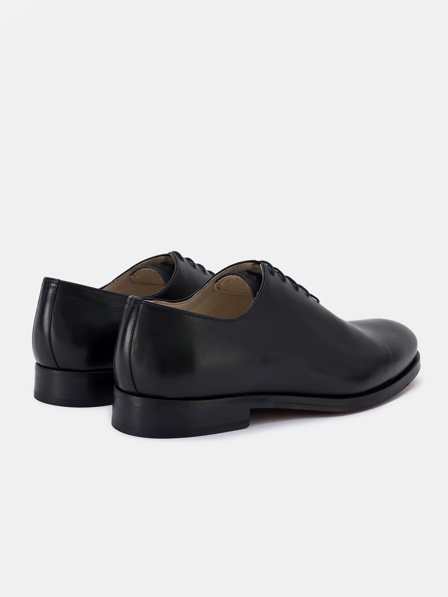 Black Burnished Leather Oxford VIOSSI