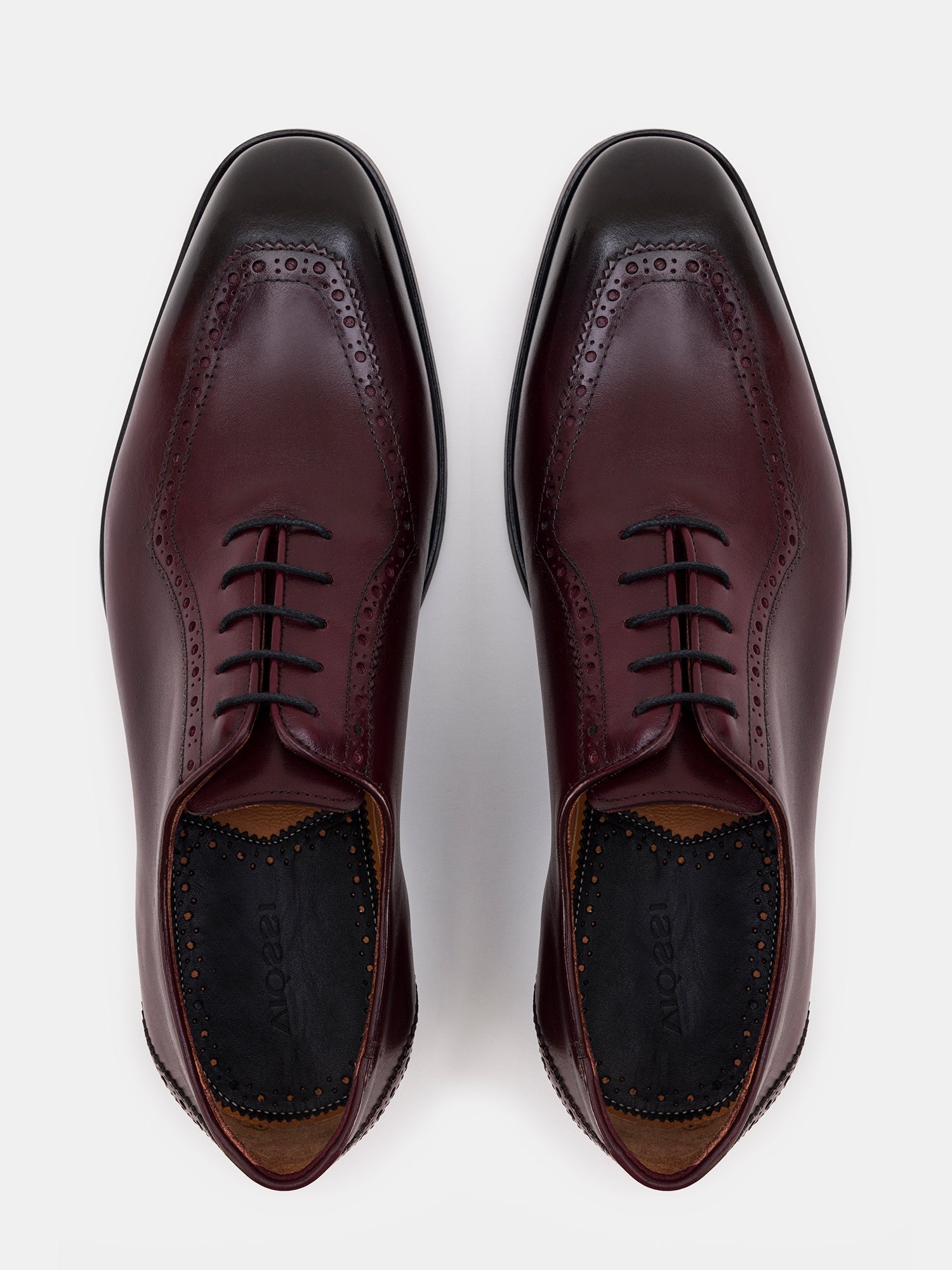 Bordeaux Leather Wingtip Oxford VIOSSI