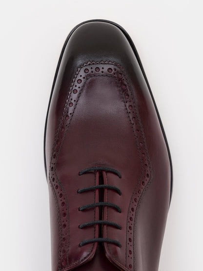 Bordeaux Leather Wingtip Oxford VIOSSI