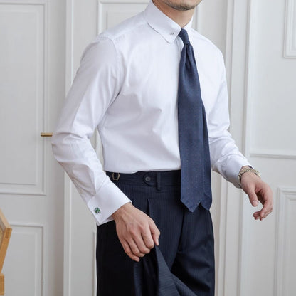 Short Collar Shirt with Cufflinks