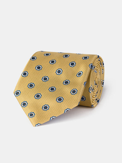 Camel Printed Tie 9cm - BRABION