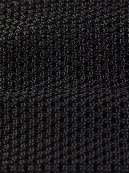 Black Knitted Tie 6cm