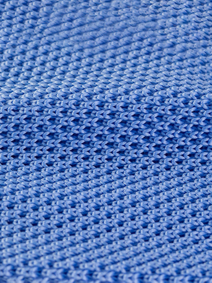 Sky-Blue Knitted Tie 6cm