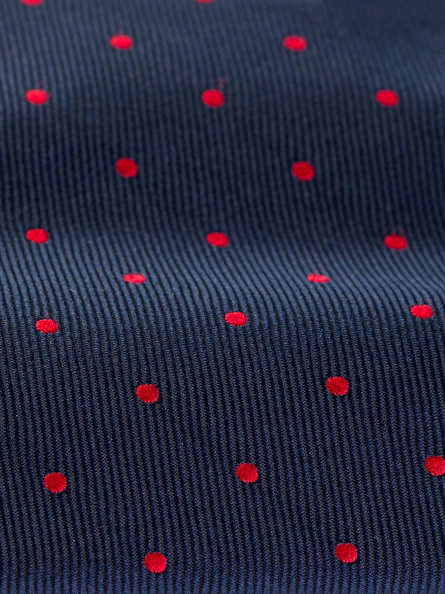 Navy Polka-Dot Tie 9cm