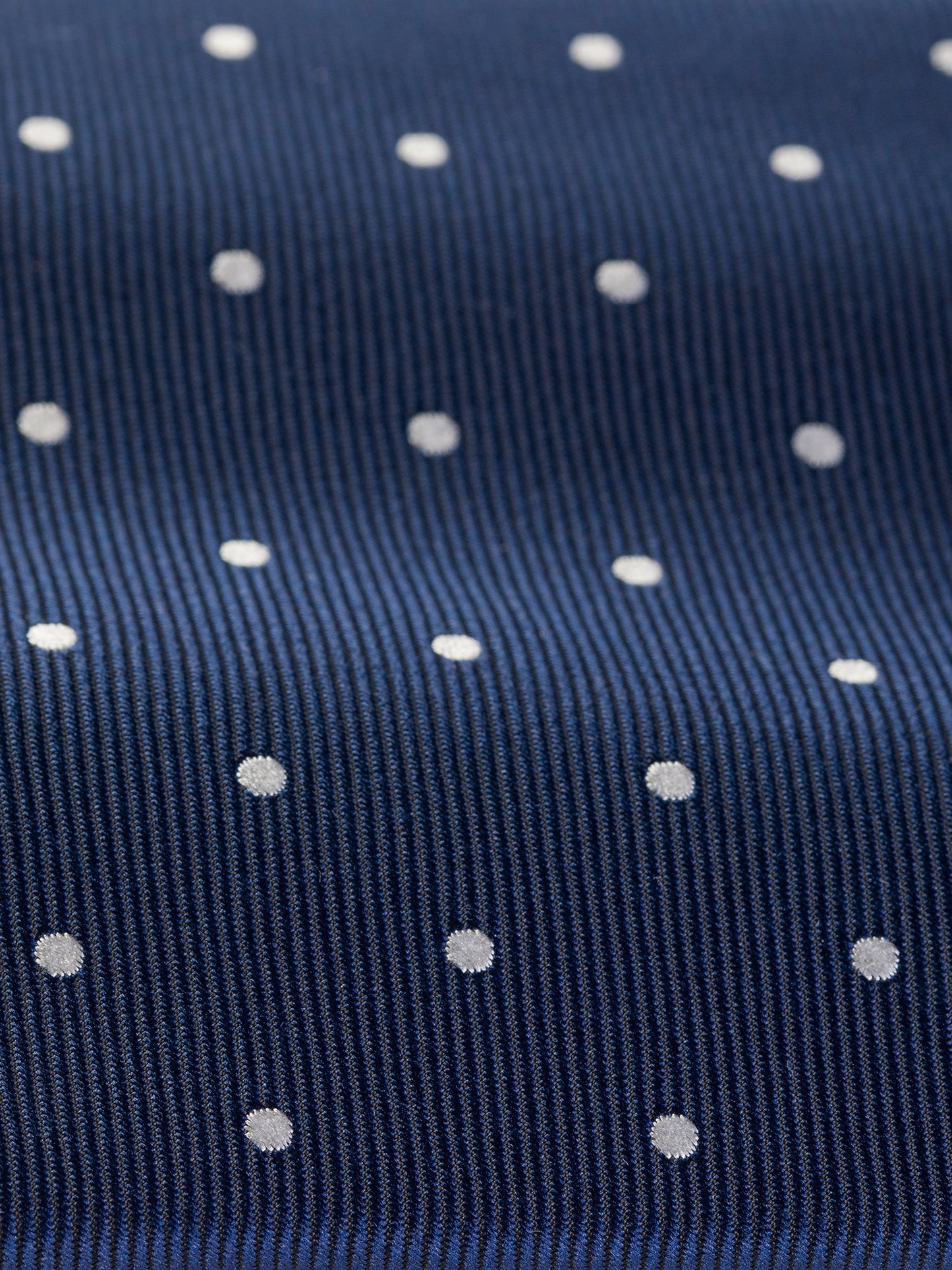 Navy Polka-Dot Tie 9cm